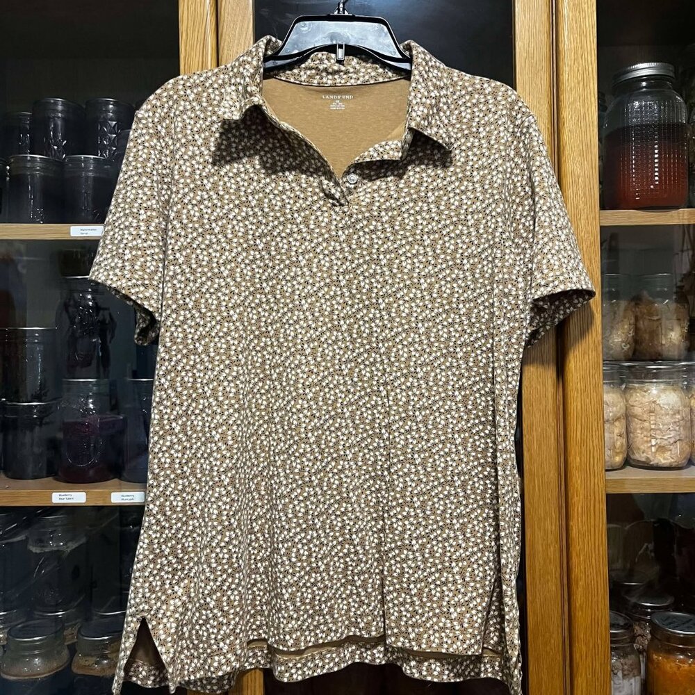 Land's End 100% Cotton Polo